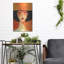 Art mural en métal Latitude Run® «Lady In Orange» par Svetlana Aleynikova-707025634