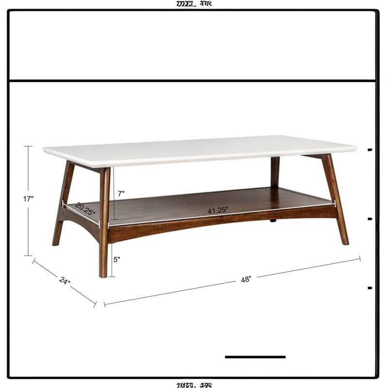 Table basse, Pécan