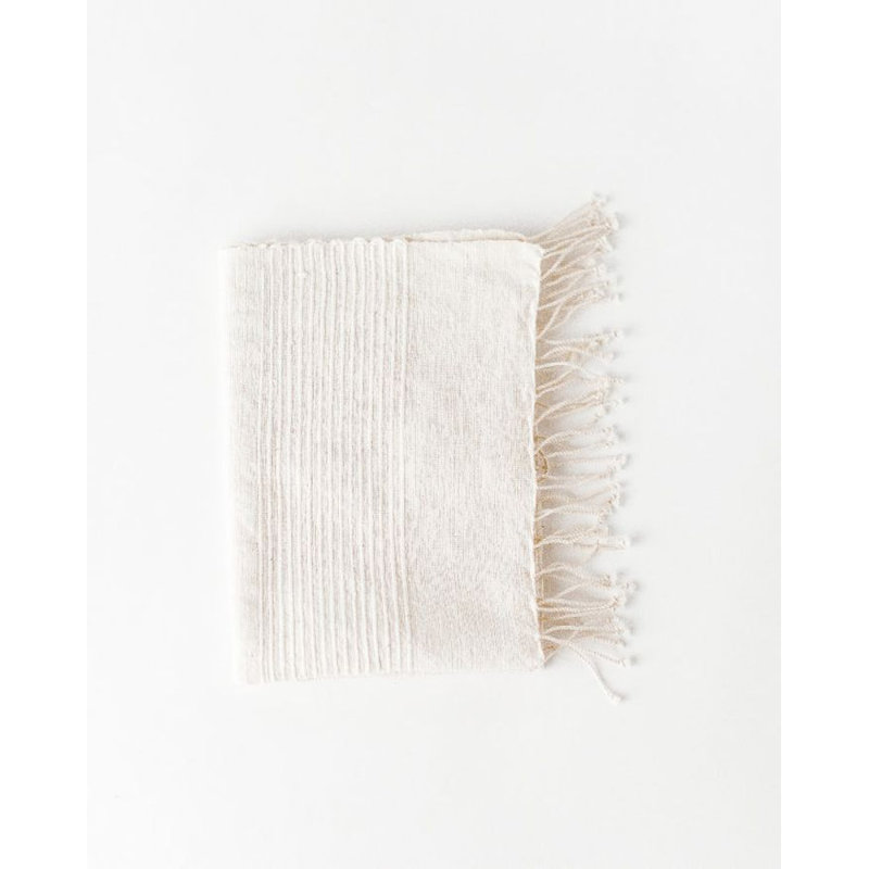 Débarbouillette en coton Riviera, Beige
