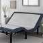Adjustable Bed Base With Full - Range Head And Foot Movement, Body Massage, One Touch Return To Flat, 2 Programmable Positions, Function. Size Blue Grey Adjustments, Snore Position, 3 In 1 Legs,