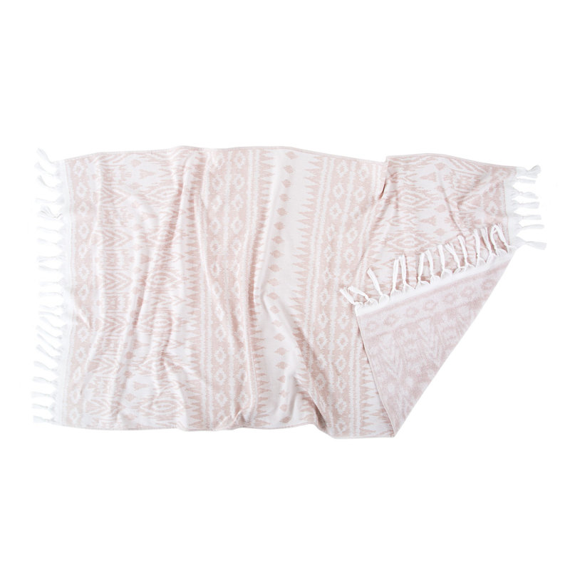 Serviette de bain Cyr simple, Poudre