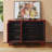 Three-Door Entryway Accent Cabinet Sideboard