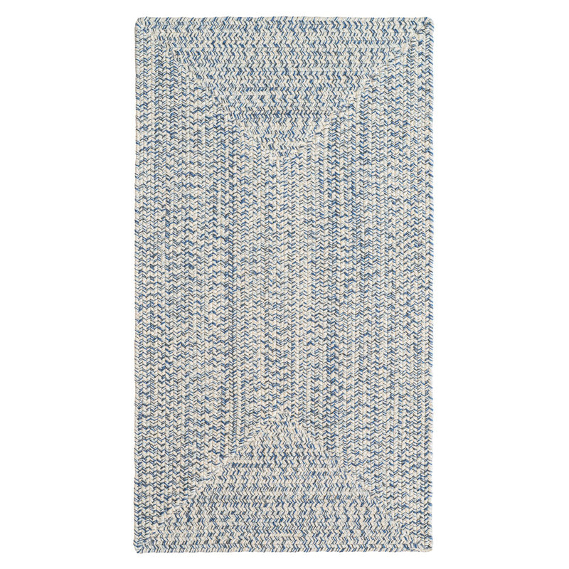 Windall Indoor / Outdoor Rug, Concentric Rectangle 9' 2" x 13' 2"