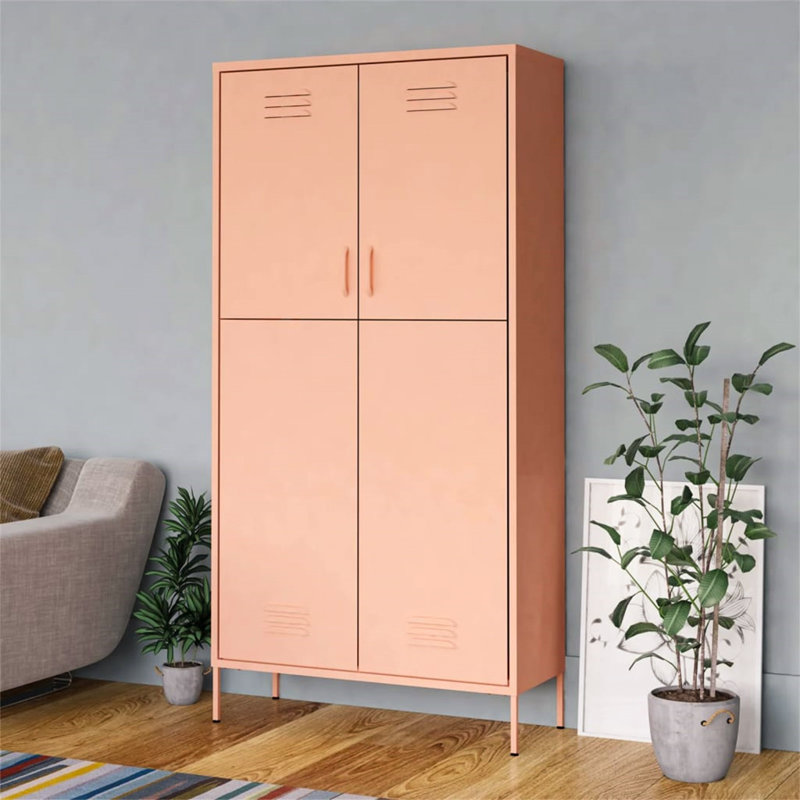 Alazhia Steel Wardrobe, Pink