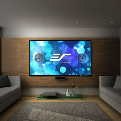 Aeon AcousticPro UHD, 128" Diag., 16:9, EDGE FREE Fixed Frame Acoustically Transparent 4K UHD Projector Screen