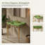 Meuble-lavabo simple, lavabo console, meuble-lavabo mural en céramique et pieds autoportants en acier inoxydable-404135965