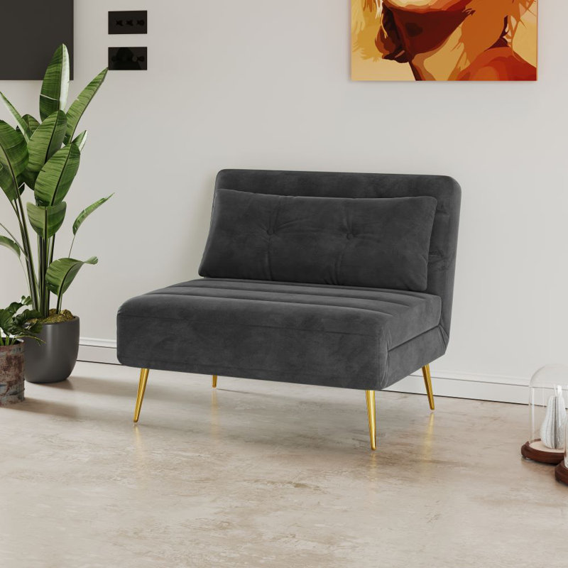 Taysia 1 Seater Sofa Bed, Grey