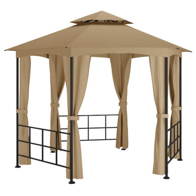 Terrytown 1.2 x 3.1m Steel Patio Gazebo
