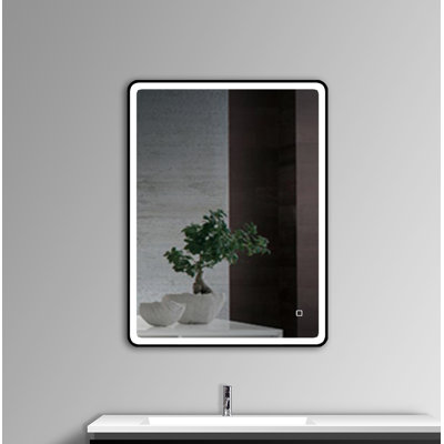 Begonia Metal Flat Wall Mirror