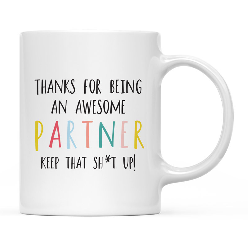 Tasse à café amusante, Partenaires