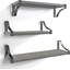 Addiena 3 Piece Paulownia Solid Wood Floating Shelf-1530662358