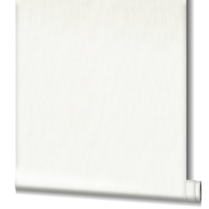 Air Collection River Effect Textured Wallpaper Roll, White