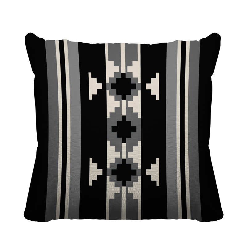 Coussin intérieur / extérieur Sakari, gris, L 15 po x H 15 po
