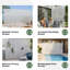 Panneau de clôture de jardin d'extérieur en métal H 72 po x l 94 po x P 16 po-97796140-131230890