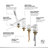 Cube Deck Tub Filler with Diverter-80972442