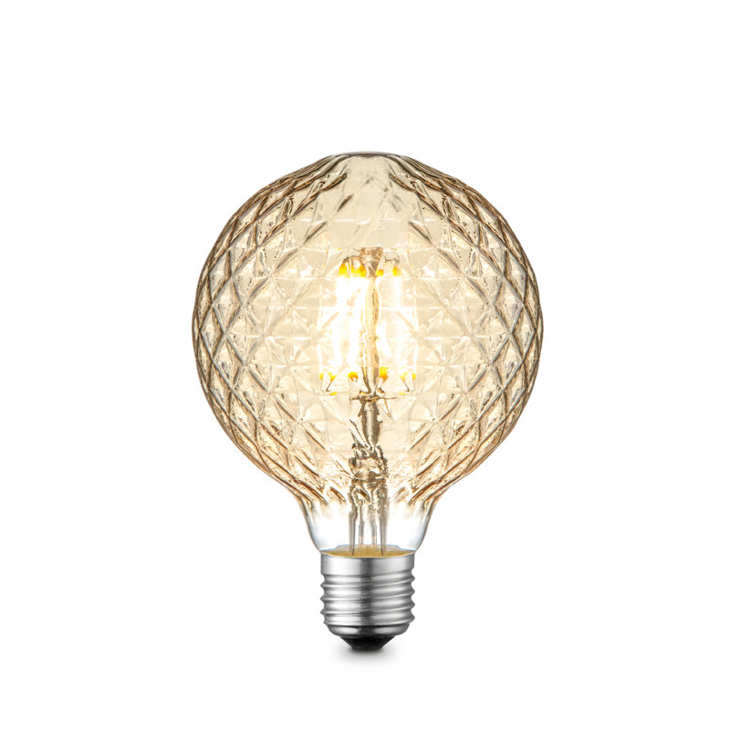 4W E27 Dimmable LED Vintage Edison Globe Light Bulb Amber