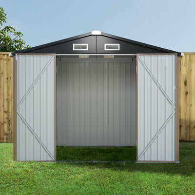 8 Ft. W X 6 Ft. D Metal Storage Shed