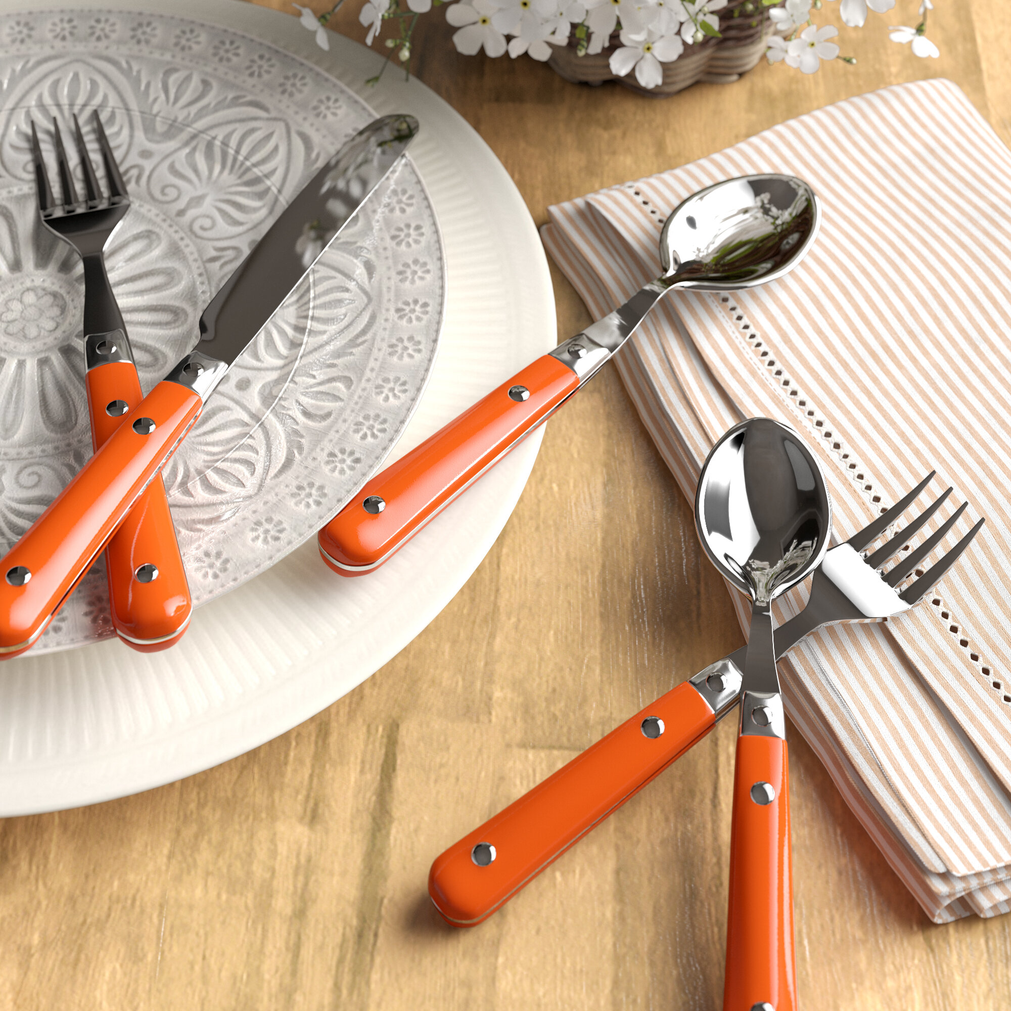Kanto Stainless Steel Flatware Sets