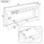 Armoire console rectangulaire: pratique pour la table de bureau avec tiroir-581736463