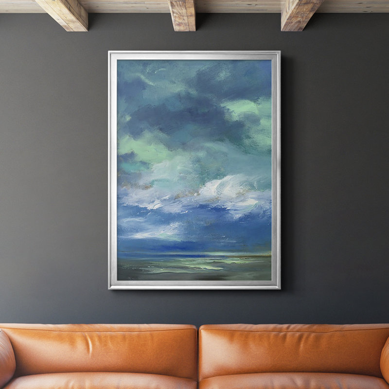 «Island Morning», reproduction encadrée de qualité supérieure - prête à être accrochée, H 30,5 po x l 22,5 po x P 1,25 po