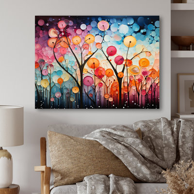 Radiant cascade chromatique - Collages abstraits, art mural en métal MT131659