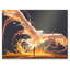 Jeu vidéo Phoenix Bird Flying - peinture sur toile-326132319-326132395