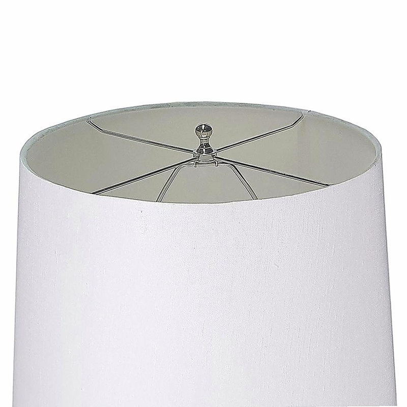 Lampe de table en verre D16x27 "