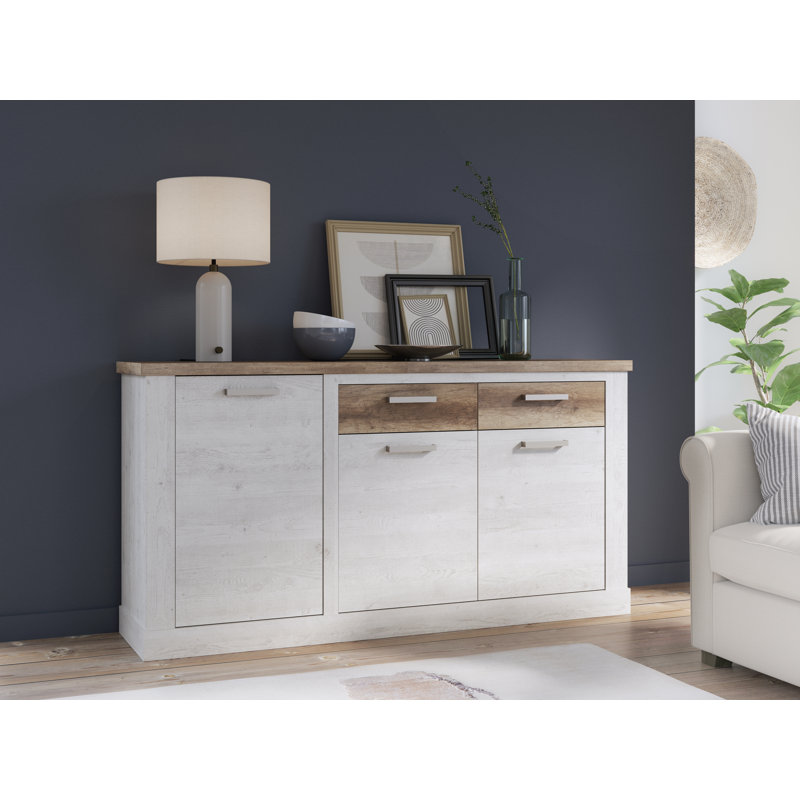 Nuzzo 172.2 Cm Wide 2 Drawer Sideboard, White