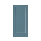 36 In. X 80 In. Dignity Blue Stained Composite Mdf 1panel  Sliding Pocket Door