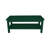 Versaloft Solid Wood Amish Coffee Table with Shelf in Dark Green Paint - Living Room Conversation Table Made in the USA-149190526