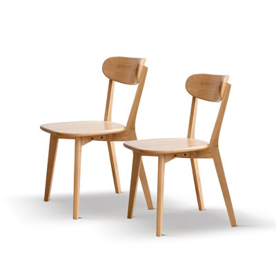 Chaise de salle à manger en bois de chêne naturel de qualité FAS Fabriqué en Amérique du Nord Chaise 100% en bois sans saleté