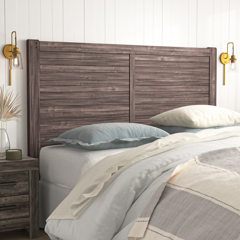 Navin Headboard, Weathered Gray, King