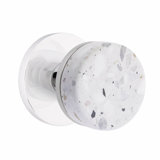 Terrazzo Round Knob with Round Rosette