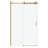 48" W x 76" H Single Sliding Frameless Shower Door with Clear Tempered Glass, Stainless Steel Hardware, Reversible Installation, Walk-In Shower Door Enclosure-113524327