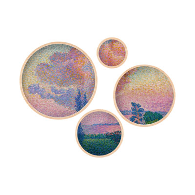 Decorative Framed MDF Painting