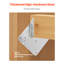 25 attaches ouragan pour chevrons taille intérieure 5,31 x 1,57 x 2,48 po / 135 x 40 x 63 mm