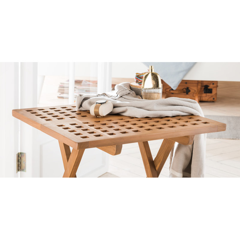 Claverack Square Folding Outdoor Side Table , 50cm cm W 50cm cm D