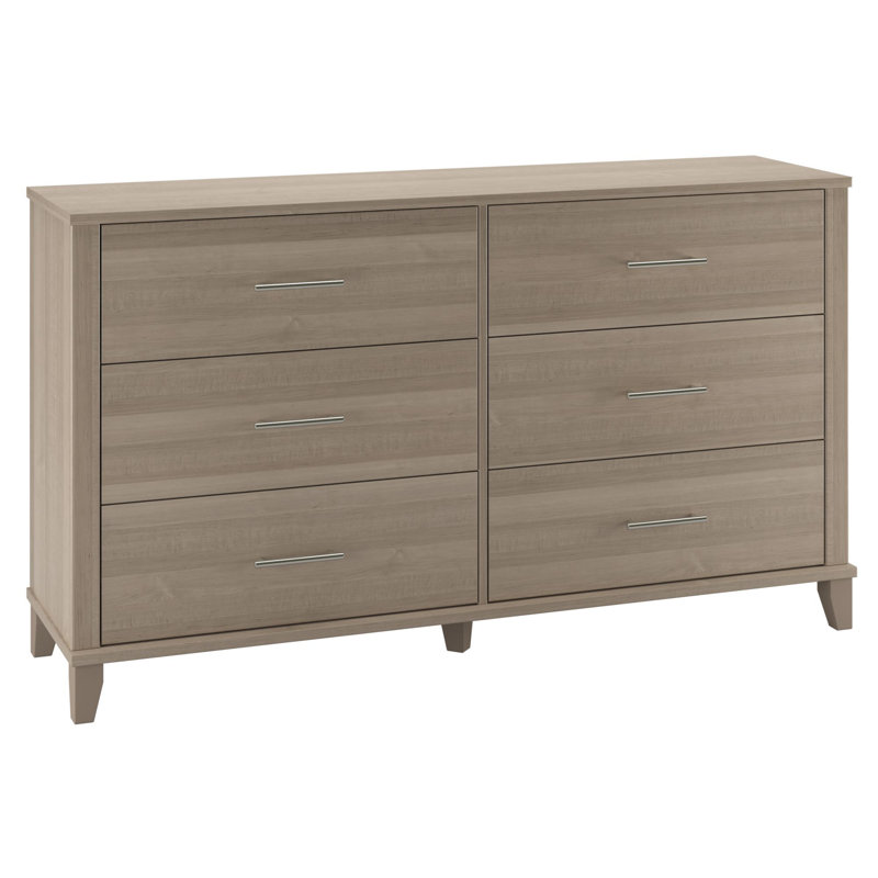 59 " W 6 - Drawer Dresser, Ash Gray