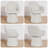Upholstered Linen swivel accent chair
