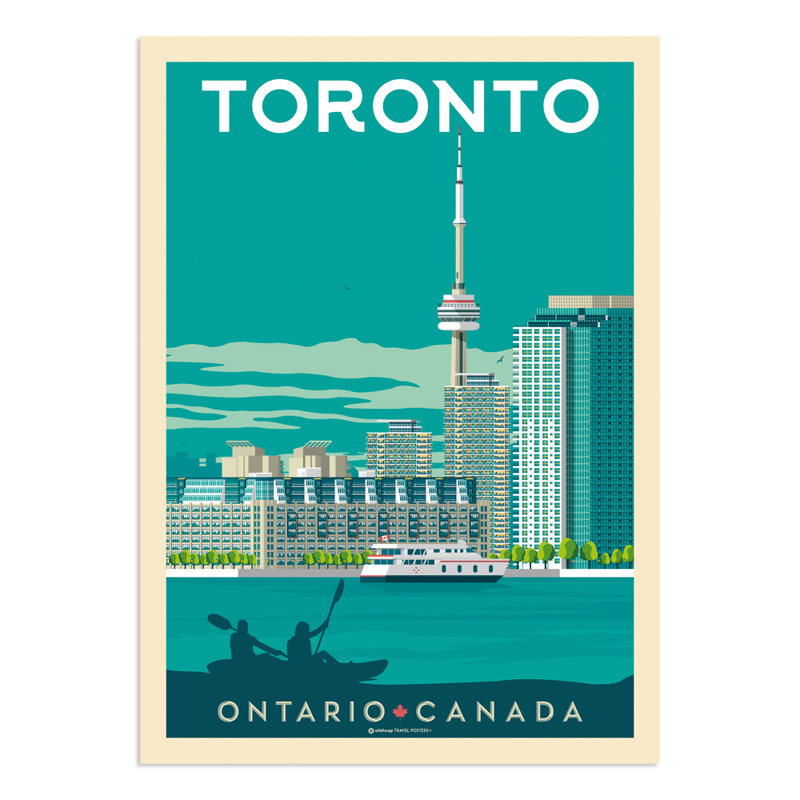 Toronto by Olahoop - No Frame Print, 70cm H x 50cm W