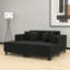 Chaise longue rembourrée avec 4 coussins-2095375247