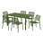 6-Person Outdoor Rectangular Dining Set-1598717753