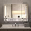 Armoires de salle de bain modernes en aluminium 39 po x 28 po