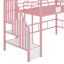 Twin Metal Loft Bed With Roof-577420963
