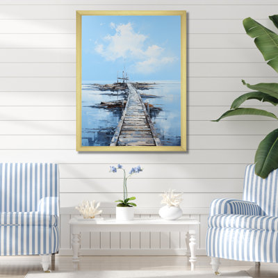 Port Portitude Solitude I sur impression sur toile