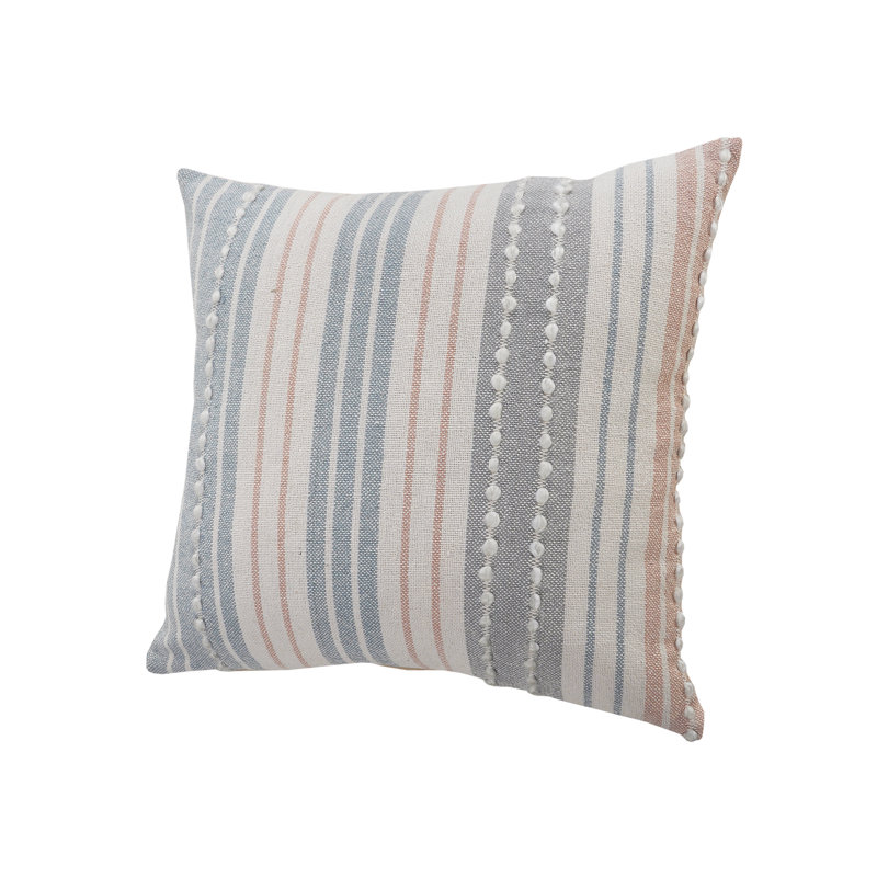 Housse de coussin en coton Henke, Housse de coussin seulement - sans coussin