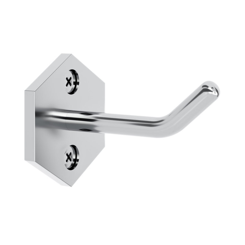 Brusque Bathroom Robe Hook In Chrome
