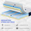 Matelas hybride en mousse à mémoire de forme moyenne 12 po Berlanga-2020339050