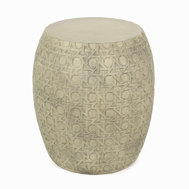 Outdoor Lightweight Concrete Side Table