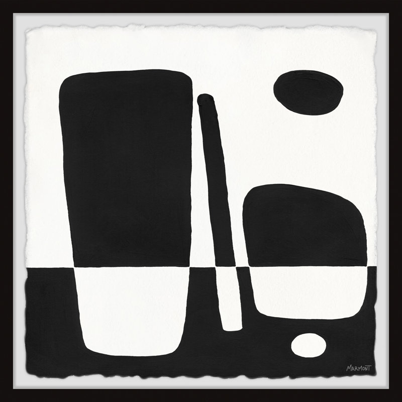 Opposites - Single Picture Frame Painting, 51cm H x 51cm W x 3.81cm D